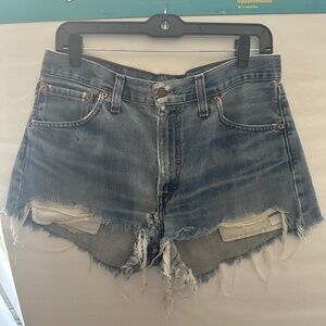 Pre-loved Levis Denim shorts - vintage inspired